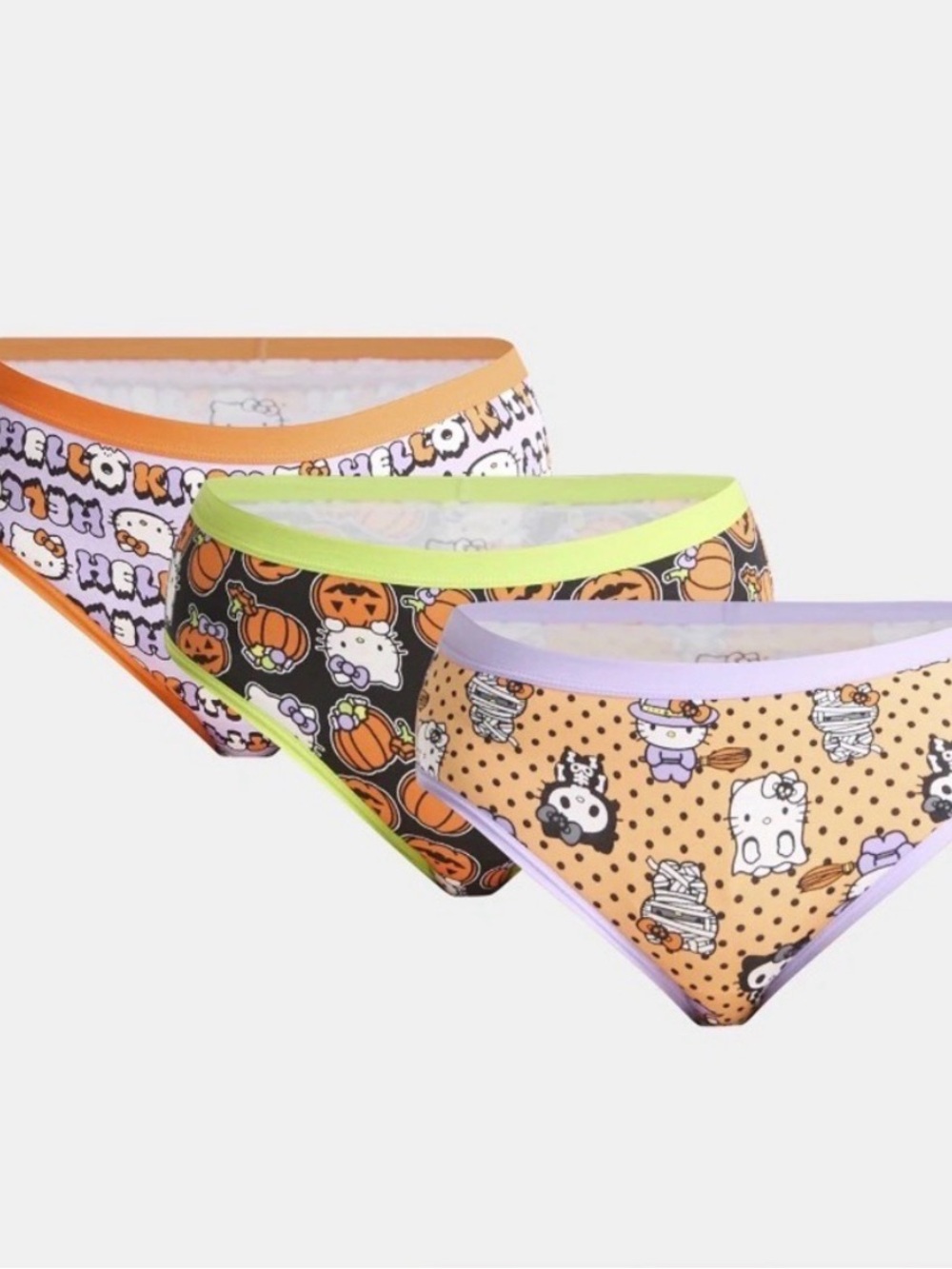 Hello Kitty Women’s 3-Pack Halloween Hipster Panties